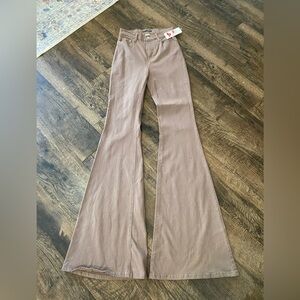 Fashion Nova beige Pants EXTRA LONG LENGTH